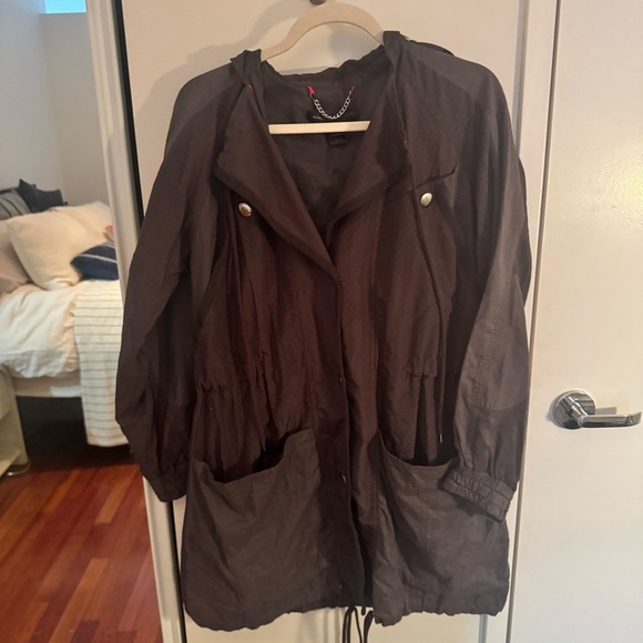 Marc by Marc Jacobs Grey charcoal oversized utility jacket - Picture 3 of 9